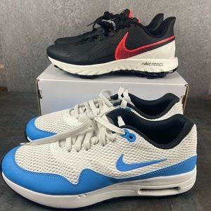 New Size 8.5 Nike Golf React and Air Max Combo